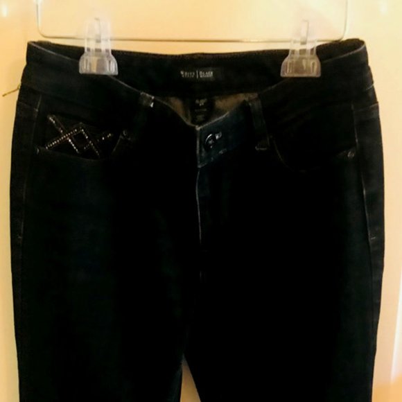 Black Jeans with Sequins - Picture 1 of 5